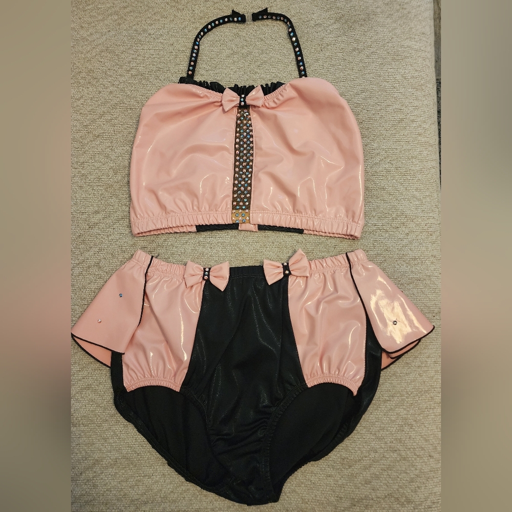 Two piece dance costume